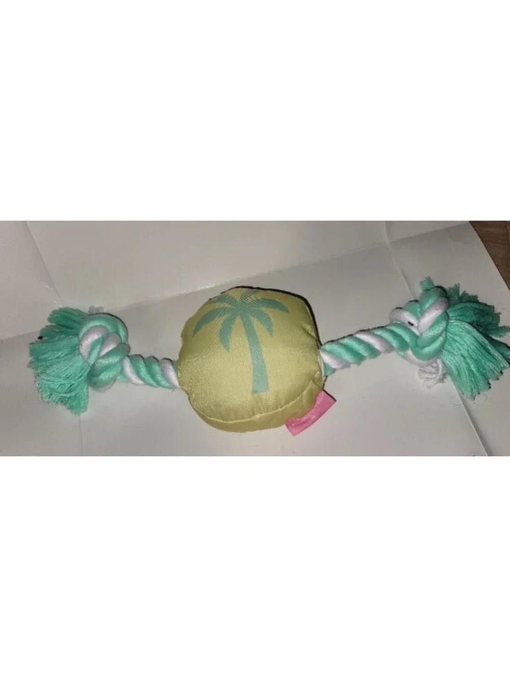 TARGET x STONEY CLOVER PALM TREE WATERPROOF SQUEAKY DOG PET ROPE FLOATING TOY